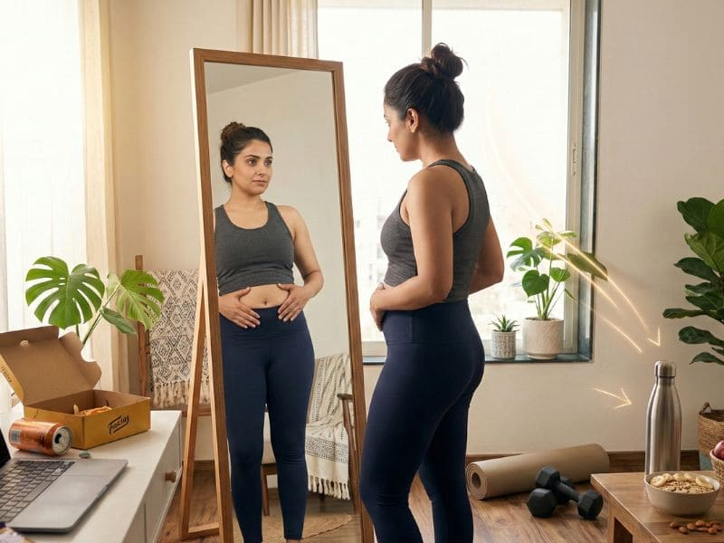 Yogalates workout for stubborn belly fat transformation with Yogalates With Rashmi program